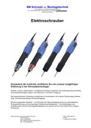 SM Schraub- u. Montagetechnik - Elektroschrauber