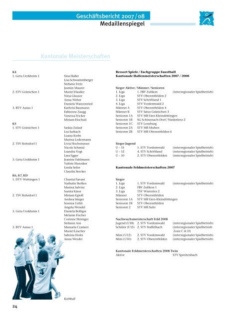 GeschÃ¤ftsbericht - Aargauer Turnverband