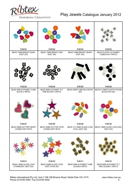 Play Jewels Catalogue 17-01-12 - Ribtex