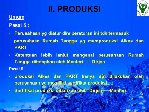 kebijakan sertifikat kebijakan sertifikat produksi - Direktorat Jenderal ...