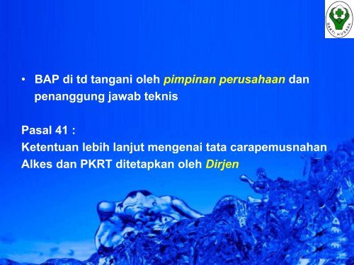 kebijakan sertifikat kebijakan sertifikat produksi - Direktorat Jenderal ...