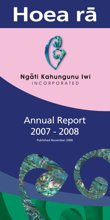 Annual Report - NgÄti Kahungunu Iwi Incorporated