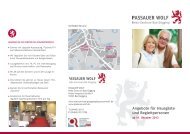 Angebote für Hausgäste  und Begleitpersonen.indd - Passauer Wolf