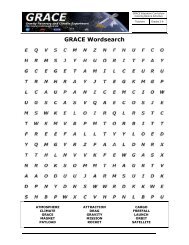 GRACE Wordsearch