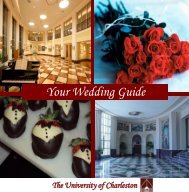 Catering Wedding Guide - University of Charleston