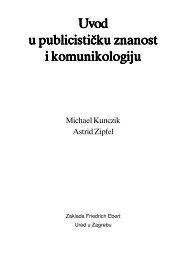 Uvod u publicistiÃku znanost i komunikologiju - Bibliothek der ...