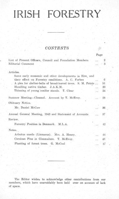 Download Full PDF - 19.3 MB - The Society of Irish Foresters