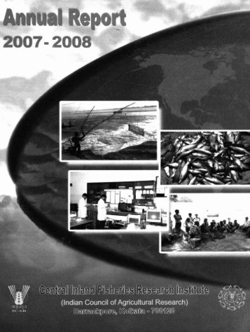 cifri annual report 2007- 2008 - Central Institute of Brackishwater ...