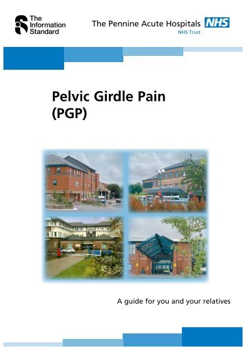Pelvic Girdle Pain (PGP) PI - Pennine Acute Hospitals NHS Trust