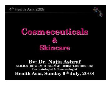 Cosmeceuticals - Health Asia