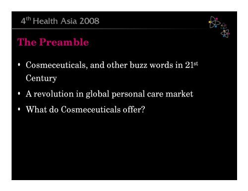 Cosmeceuticals - Health Asia