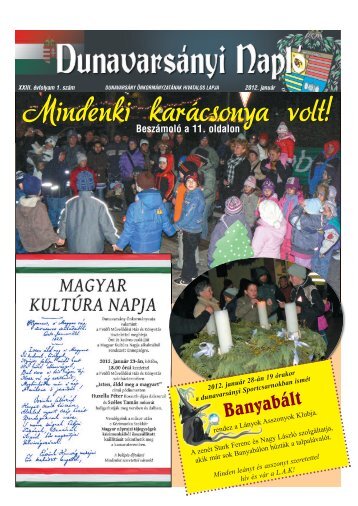 DunavarsÃ¡nyi NaplÃ³ 2012 januÃ¡r