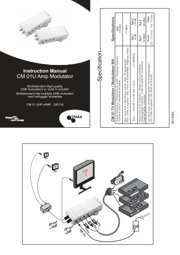 DVD VIDEO SAT - Triax