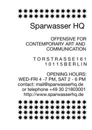 Sparwasser HQ (Berlin, Germany)