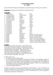 Gemeinderatssitzung Nr. 2 vom 18.04.2008 (123 KB) - .PDF - Lengau