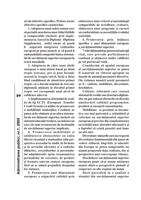 Revista "Administrarea publicÄ" ianuarie â martie 2005 nr. 1