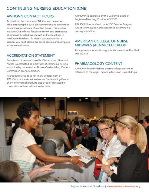 Download the 2013 Convention Program - AWHONN Convention