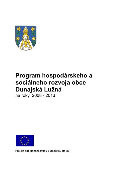 PHSR DL final - Obec DunajskÃ¡ LuÅ¾nÃ¡