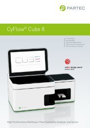 CyFlow® Cube 8 - Partec