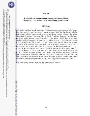 BAB IV Evaluasi.pdf - IPB Repository Home