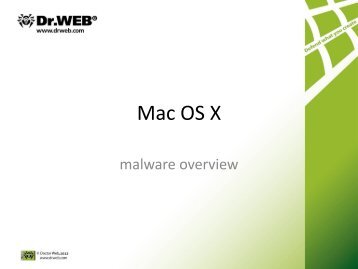 Mac OS X Malware - Reverse Engineering Mac OS X