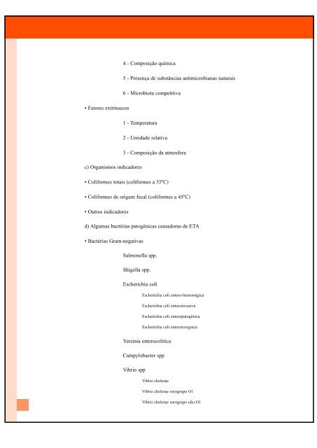 haccp - Inocuidade de Alimentos