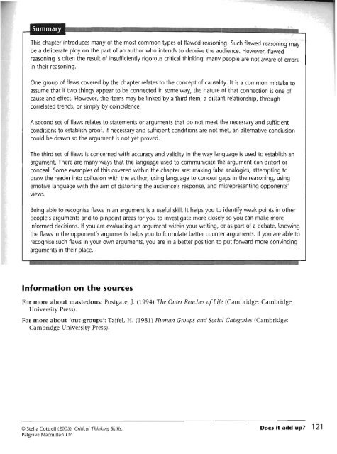 Critical Thinking Skills - Developing Effective Analysis and Argument(2)