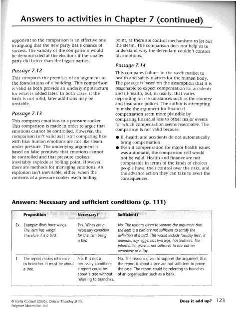 Critical Thinking Skills - Developing Effective Analysis and Argument(2)