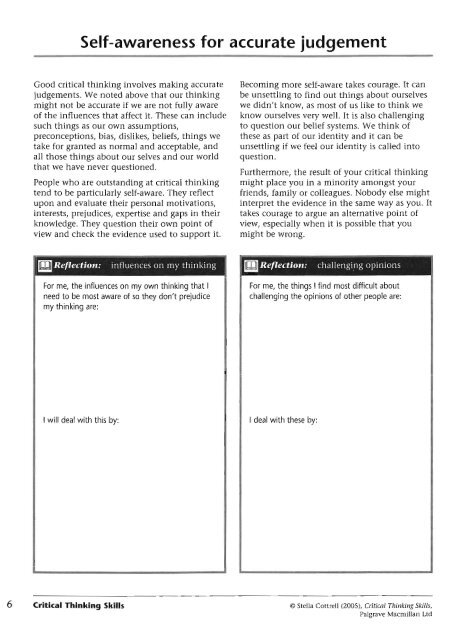 Critical Thinking Skills - Developing Effective Analysis and Argument(2)