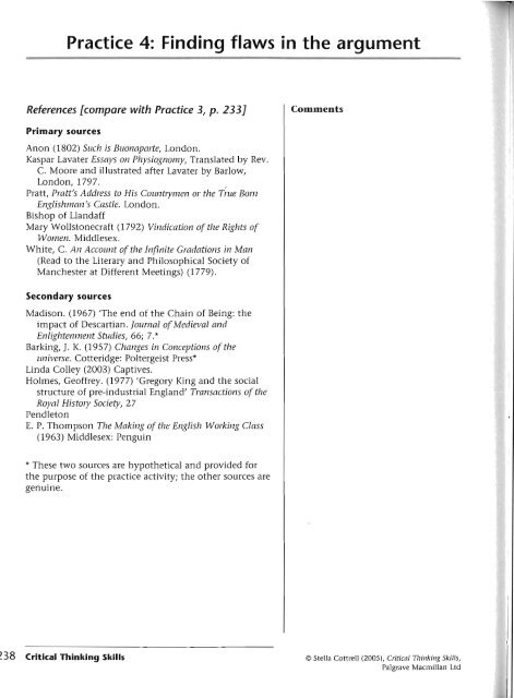 Critical Thinking Skills - Developing Effective Analysis and Argument(2)