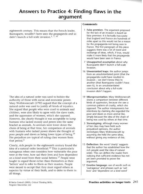 Critical Thinking Skills - Developing Effective Analysis and Argument(2)