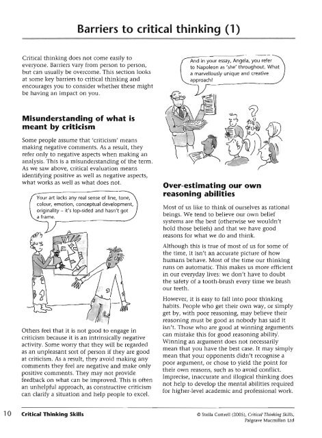 Critical Thinking Skills - Developing Effective Analysis and Argument(2)