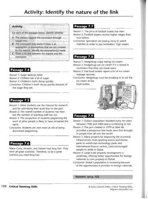 Critical Thinking Skills - Developing Effective Analysis and Argument(2)