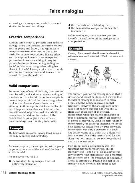 Critical Thinking Skills - Developing Effective Analysis and Argument(2)