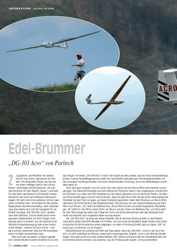 Edel-Brummer â€žDG-303 Acroâ€œ