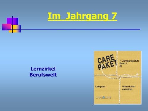 In der Jahrgangsstufe 7/8 - Stiftung Partner für Schule NRW