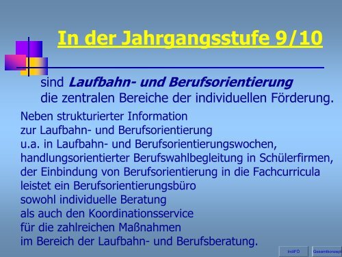 In der Jahrgangsstufe 7/8 - Stiftung Partner für Schule NRW