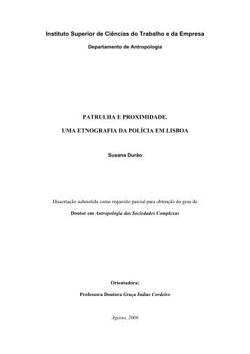 Instituto Superior de Cincias do Trabalho e da Empresa