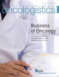 First Quarter 2009 - Business of Oncology - ION Solutions