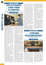 Rivista Interdistrettuale - Lions Club Savona Torretta