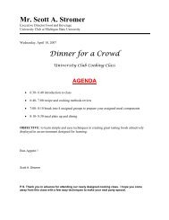 Recipes - Dinner Party for a Crowd - University Club of Michigan ...