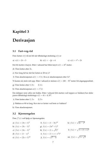 OppgÃ¥ver med fasit