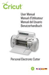 2000752 Cricut User Manual_iw 1.indd - Provo Craft