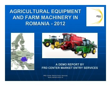 agricultural equipment and farm machinery in romania - 2012 - LIAA