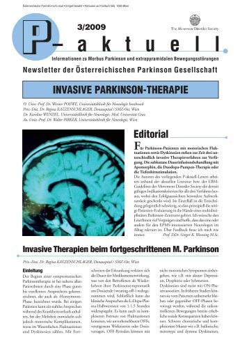 Invasive Parkinson-Therapie – was für wen? - Österreichische ...