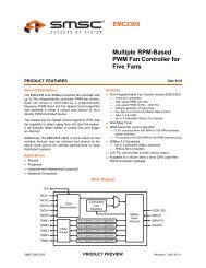 EMC2305 - Multiple RPM-Based PWM Fan Controller for ... - SMsC