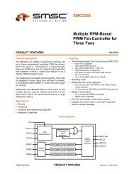 EMC2303 - Multiple RPM-Based PWM Fan Controller for ... - SMsC