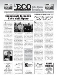 Giornale Eco - Eco della Bassa Bresciana