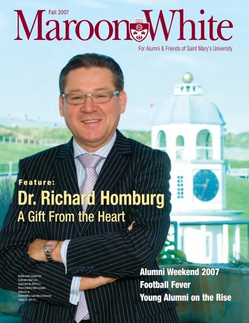 Dr. Richard Homburg - Saint Mary's University