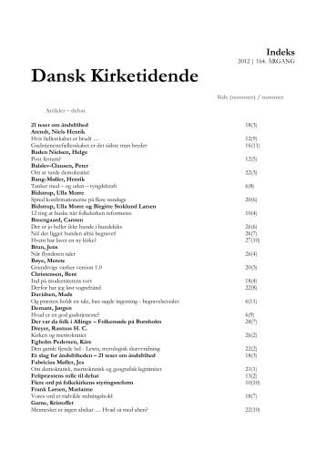 Dansk Kirketidende - Grundtvig